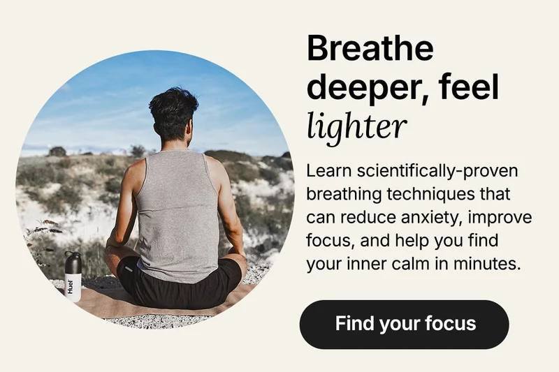 Breath deeper, feel lighter