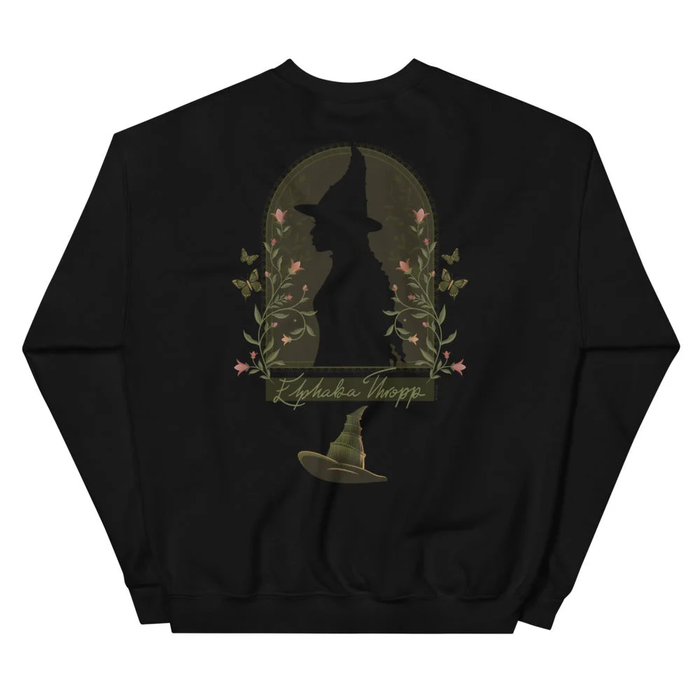 Wicked Enchanted Elements Elphaba Thropp Fleece Crewneck Sweatshirt