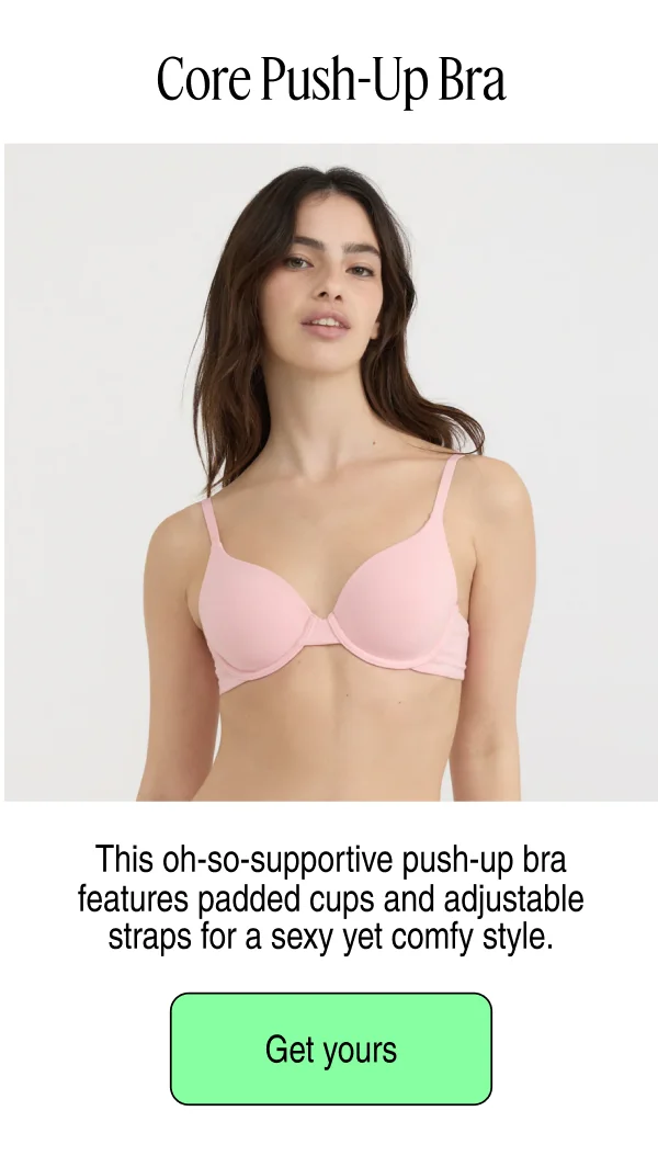 Core Push-Up Bra | Get yours