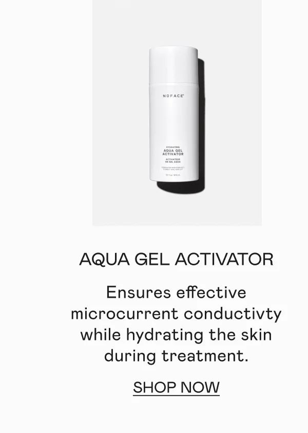 Aqua Gel Activator - Ensures effective microcurrent conductivity while hydrating the skin during treatment. Click here to shop now!