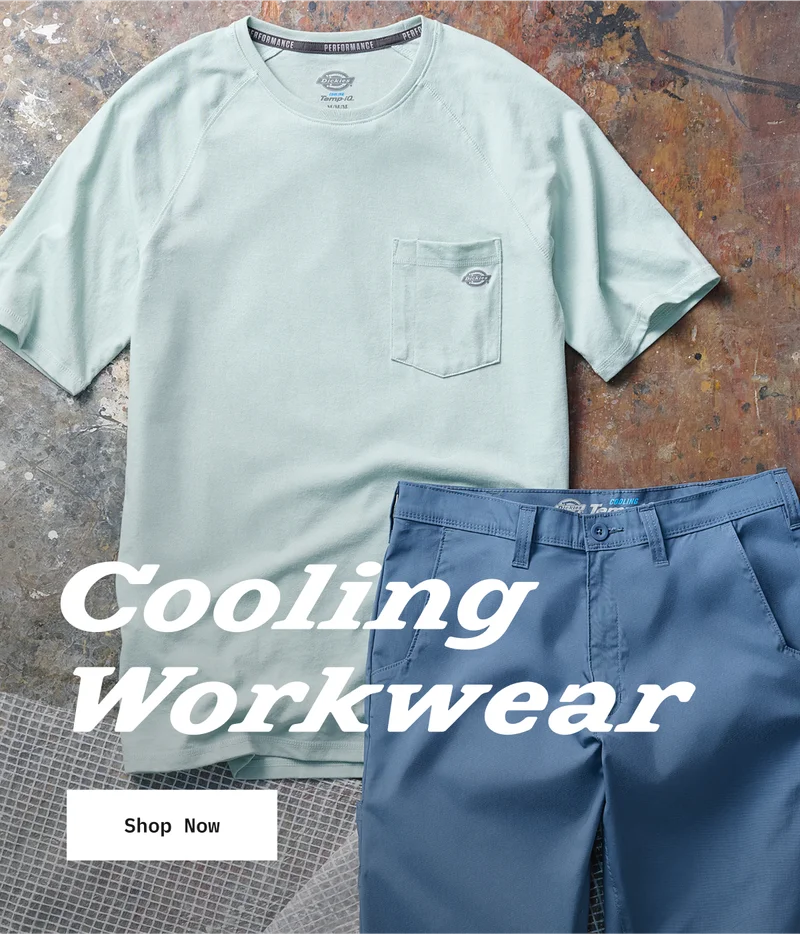 Cooling Workwear. Shop Now.