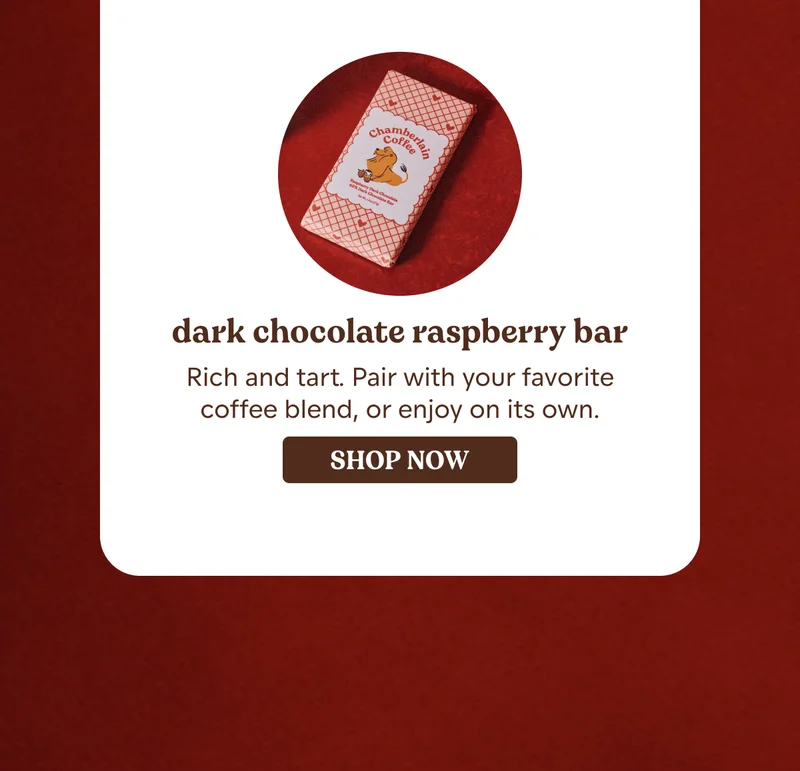 happy valentine's day love chamberlain coffee