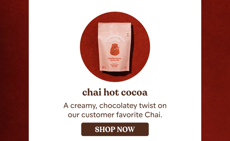 happy valentine's day love chamberlain coffee