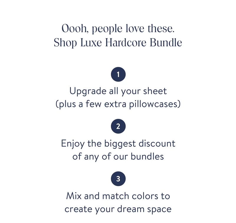 Oooh, people love these. Shop Luxe Hardcore Bundle