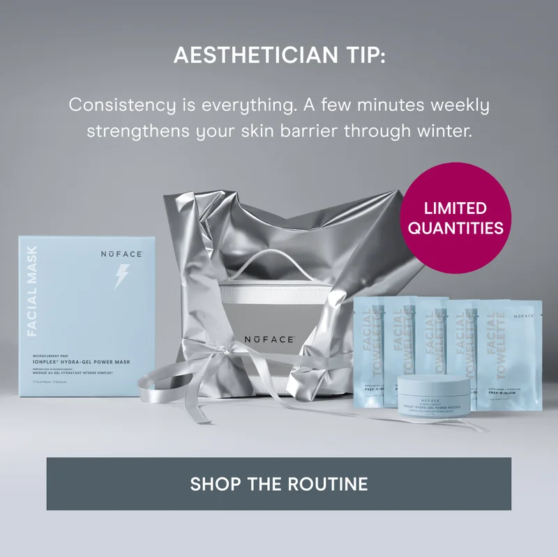 Aesthetician Tip: “Consistency is everything. A few minutes weekly strengthens your skin barrier through winter.” Click here to shop the routine!