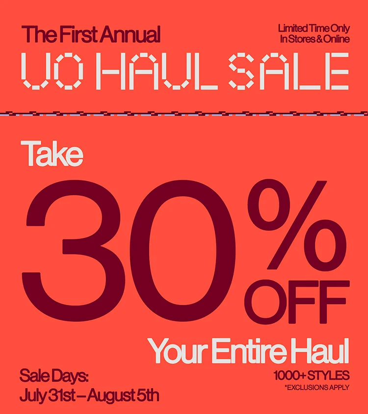 30% OFF YOUR ENTIRE HAUL