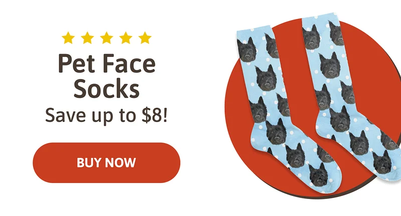 Pet Face Socks. Save up to $8.