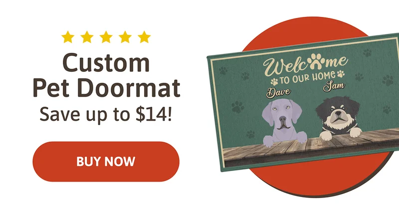 Custom Pet Doormat. Save up to $14.