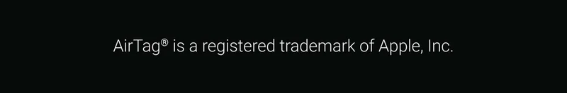 AirTag is a registered trademark of Apple, Inc.