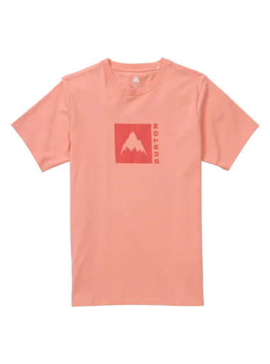 Burton Classic Mountain Short Sleeve T-Shirt in the new Sunrise Coral color