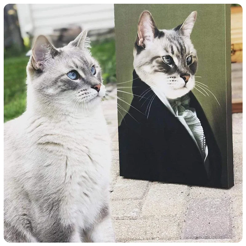 The Ambassador - Custom Pet Canvas