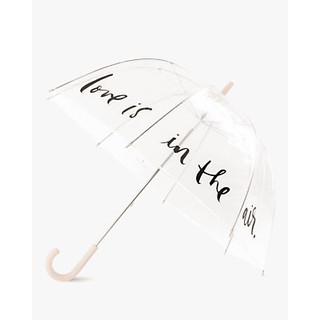 Love Is In The Air Clear Umbrella