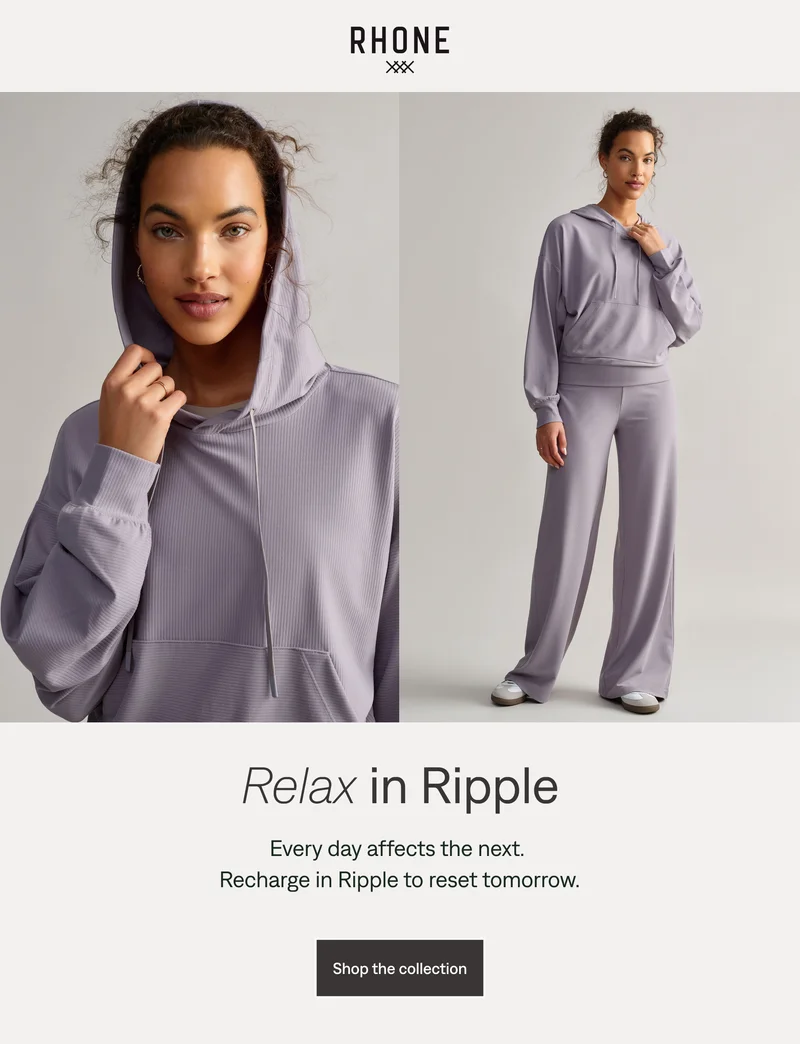 RHONE: Relax in Ripple. Shop new colors