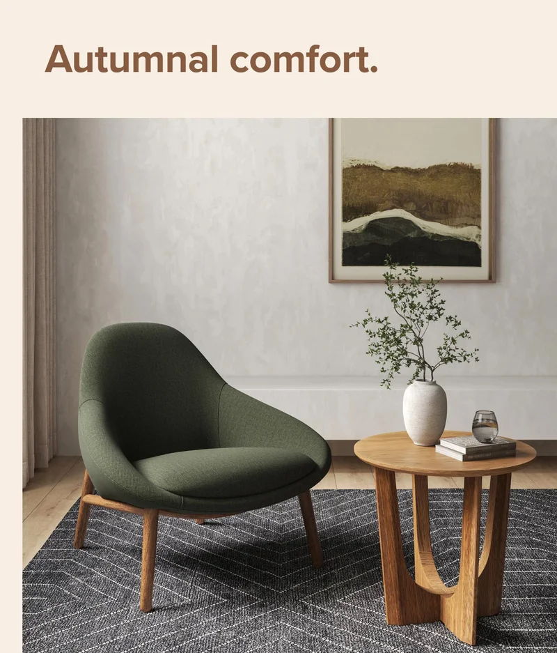 Autumnal comfort.