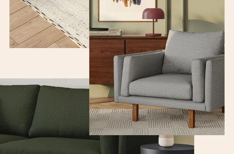 Emerson, Winter Grey Lounge chair, shop now.