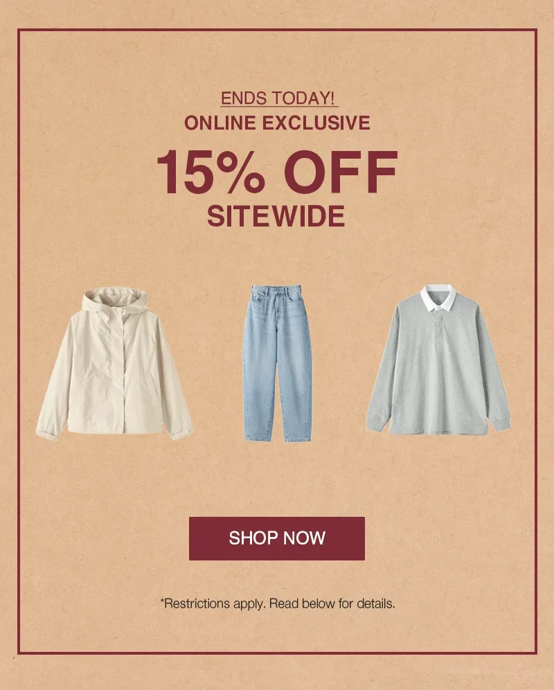 Shop 15% OFF Sitewide