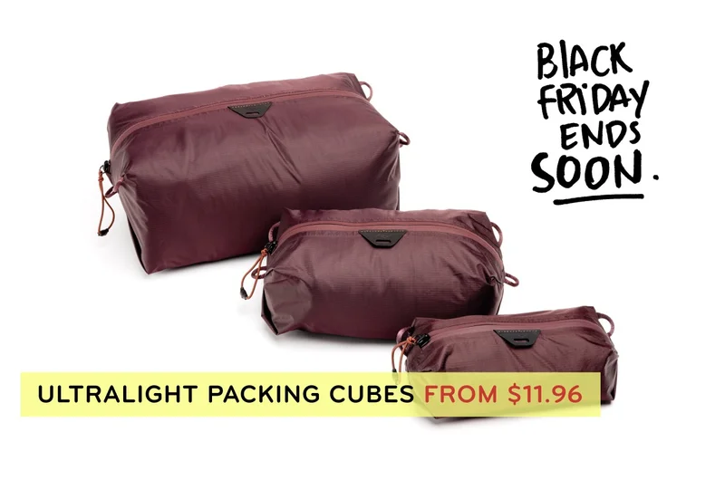 Ultralight Packing Cubes
