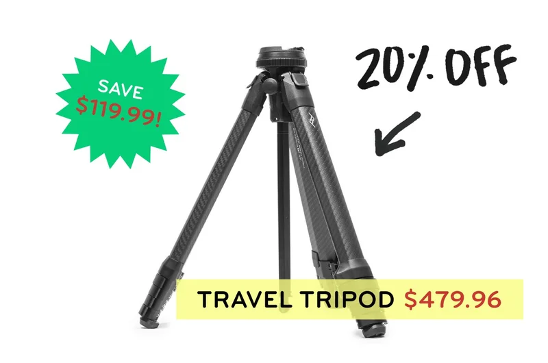 Travel tripod