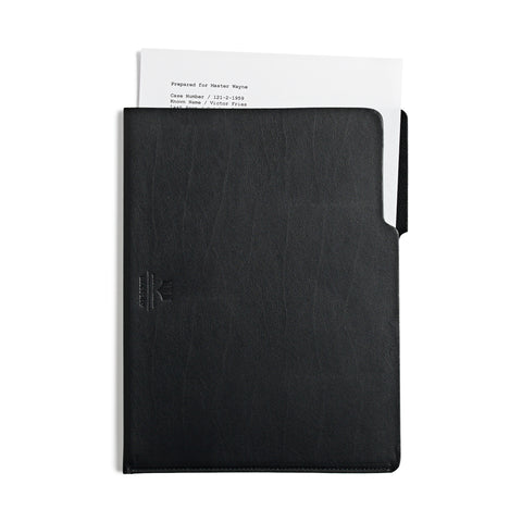 Wayne Enterprises x Uncrate Leather Dossier Folder