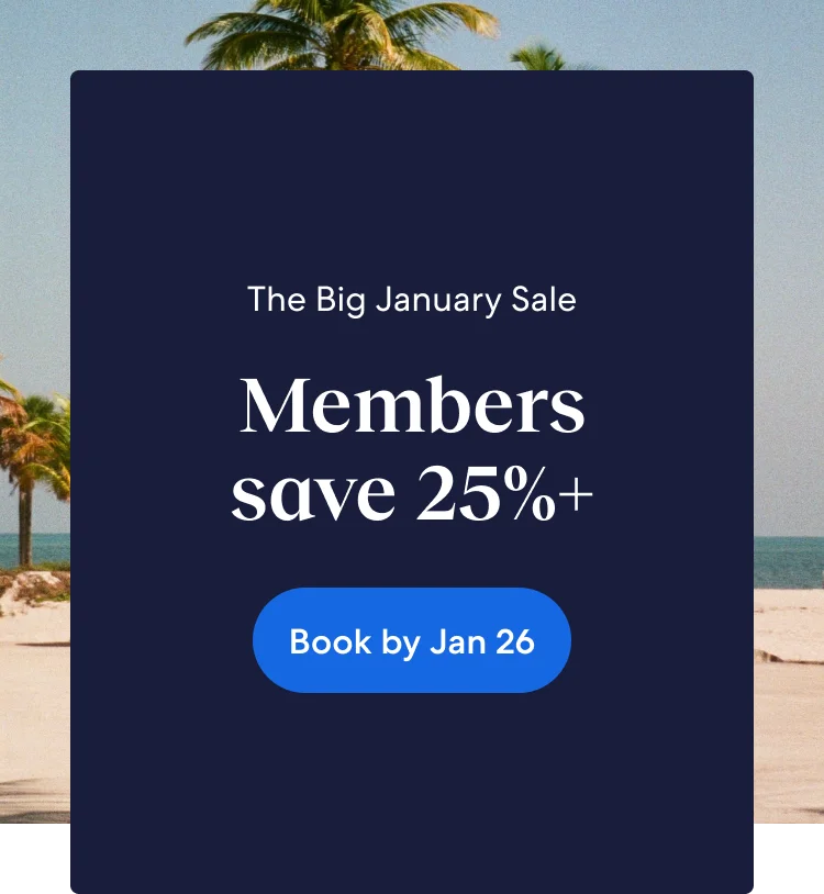 Unlock Big January Sale deals and save 25% or more