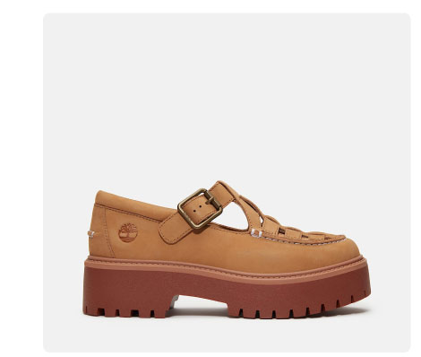 Women's Stone Street Platform Buckle Shoe