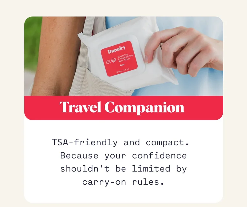 Travel Companion&nbsp; TSA-friendly and compact.  Because your confidence shouldn't be limited by carry-on rules.