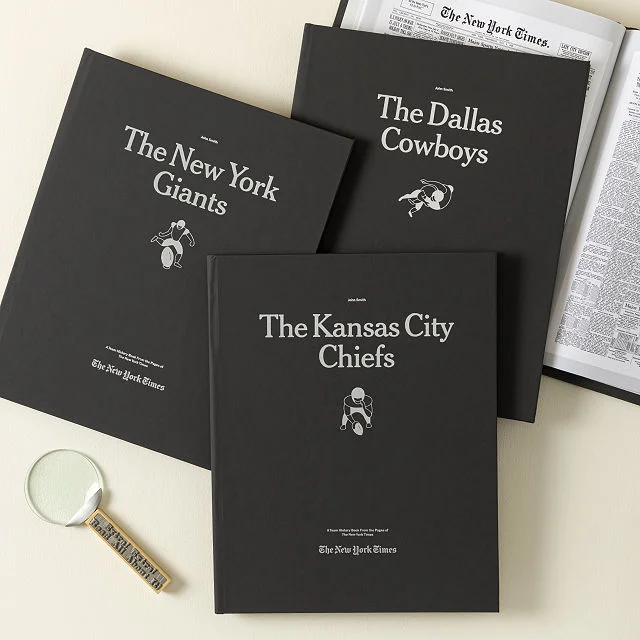 New York Times Custom Football Book