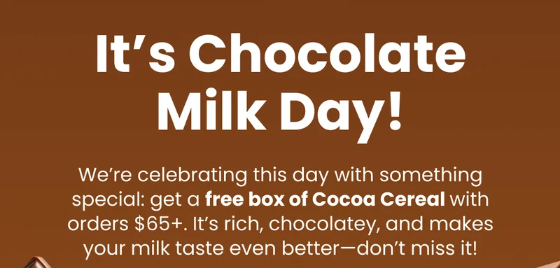 It's Chocolate Milk Day