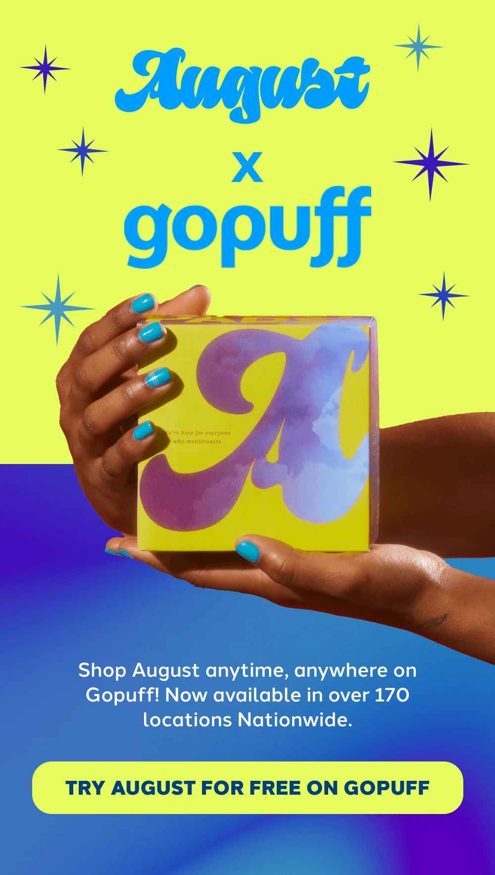 [ Try August For FREE On Gopuff