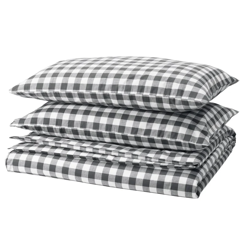 Duvet cover and pillowcase