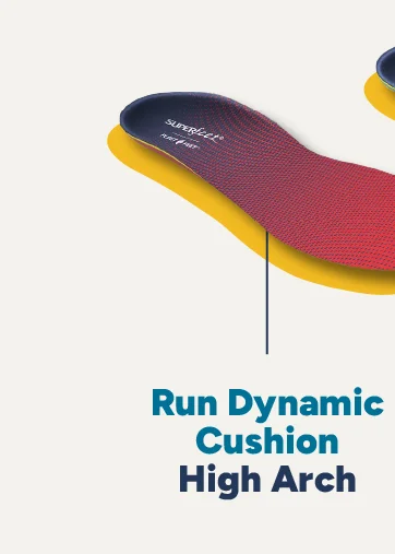 Superfeet Run Dynamic Cushion High Arch