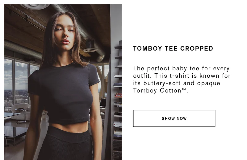 Tomboy Tee Cropped