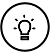 Image Description: Lightbulb icon