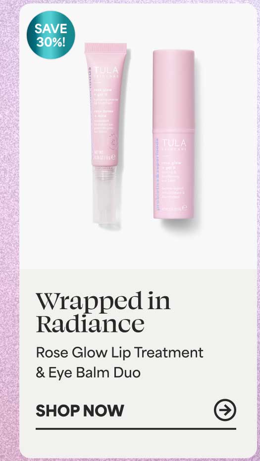 Wrapped in Radiance Rose Glow Lip Treatment & Eye Balm Duo (Save 30%) -- SHOP NOW