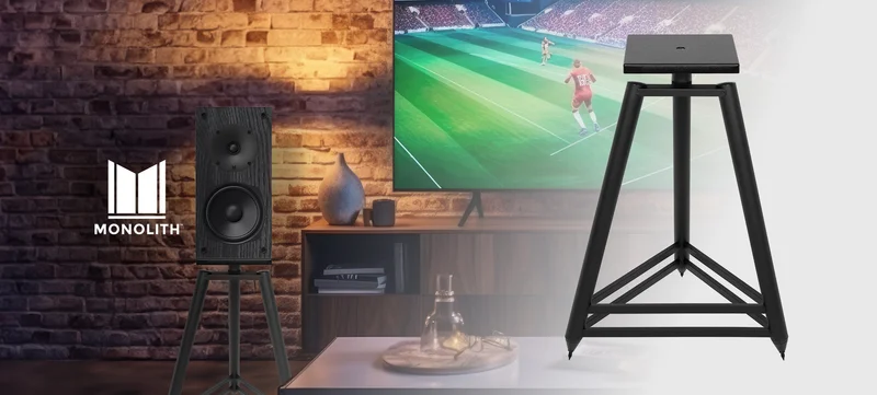 Monolith Easel Style Speaker Stand, 24 Inches