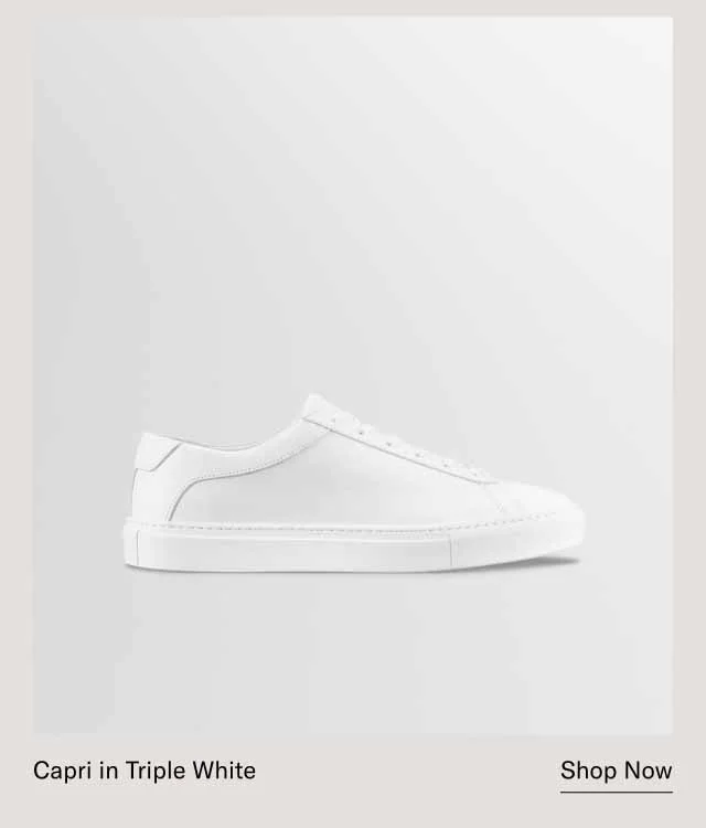 Capri in Triple White- Shop Now