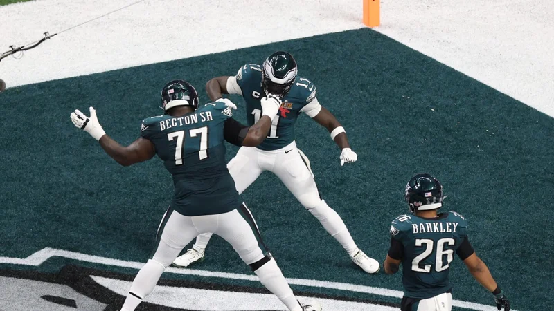 Eagles beat Chiefs 40-22 <br>to win Super Bowl LIX</br>