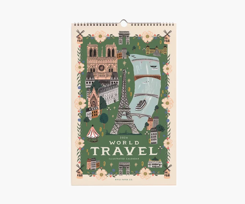 Image of 2026 Wall Calendar - World Travel