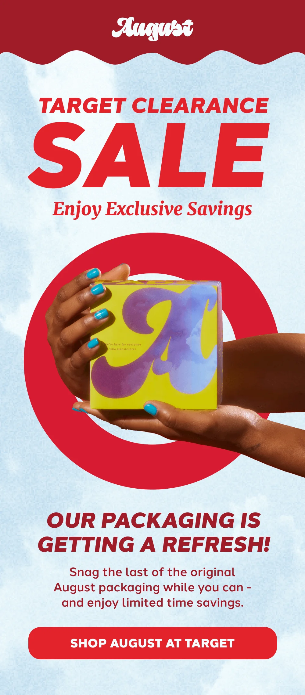 [ SHOP AUGUST AT TARGET ]