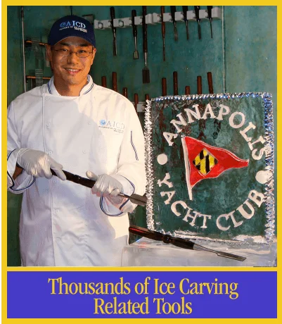 thousands of ice carving tools