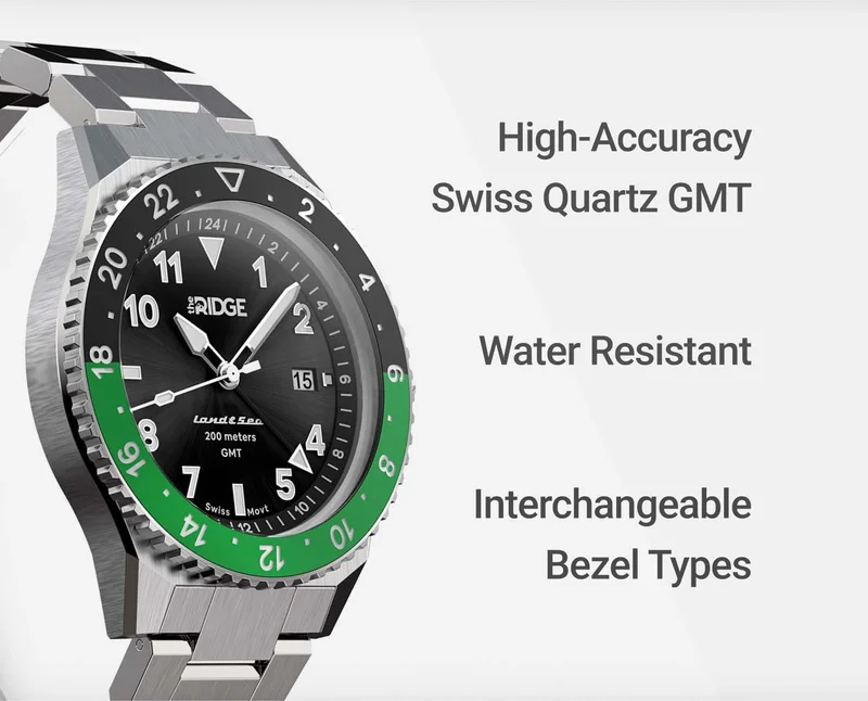 Royal Black GMT Watch $149 | TODAY ONLY