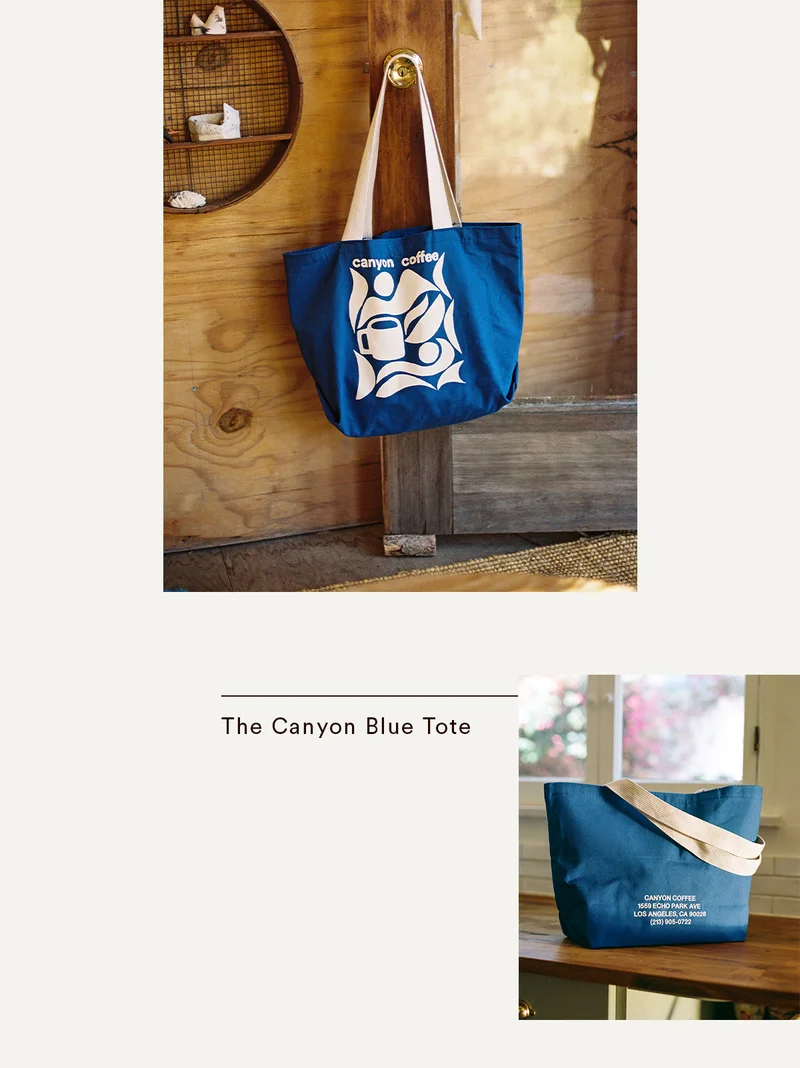 The Canyon Blue Tote Bag