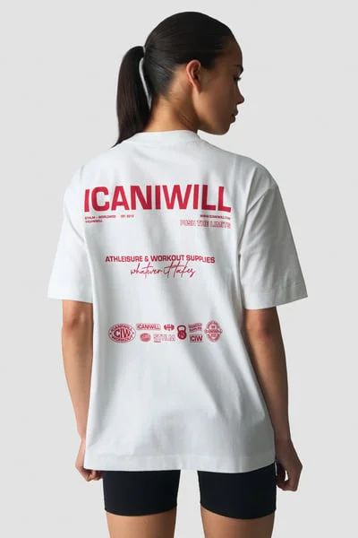 Image of Everyday Cotton T-shirt Print White