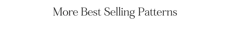 More Best Selling Patterns