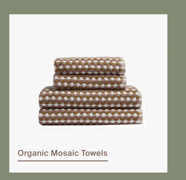 Organic Mosaic Towels