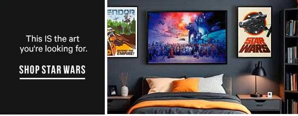 This IS the art you're looking for - SHOP STAR WARS