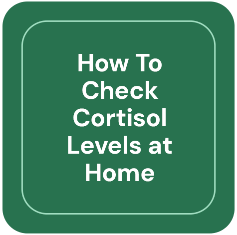 How To Check Cortisol Levels at Home