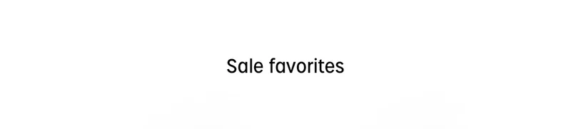 Sale favorites