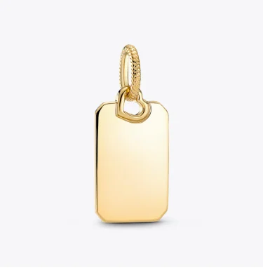 Engravable Rectangle Tag Pendant