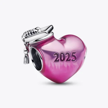 Graduation 2025 Heart Charm
